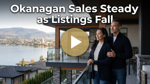 Okanagan Sales Steady as Listings Fall