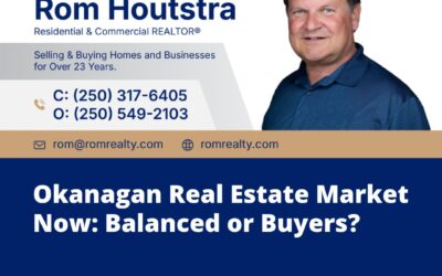 Okanagan Real Estate Market Now: Balanced or Buyers?